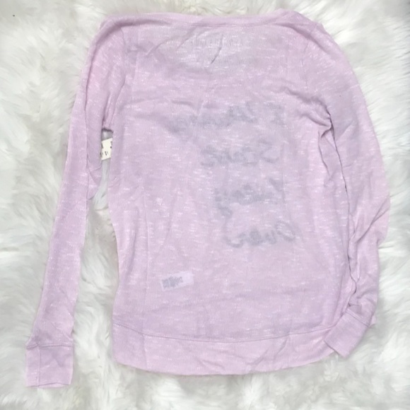 Lavender Aeropostale graphic sweater - Picture 3 of 4